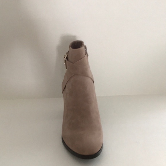 Call It Spring Tecia Tan “Suede” Round Toe Bootie - Picture 5 of 7